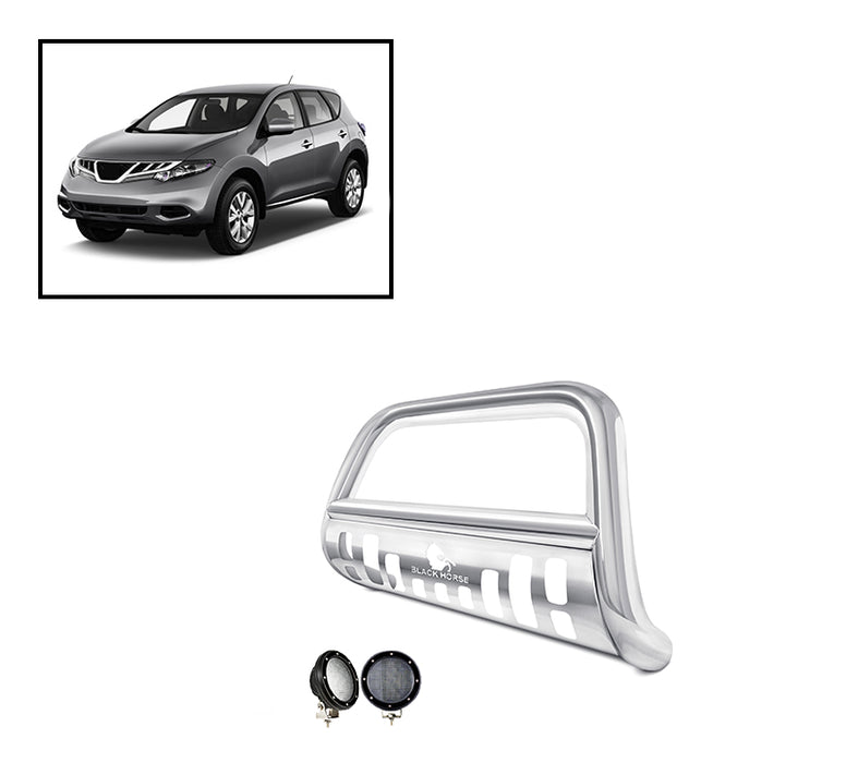 Black Horse Off Road CBS-NIA1502SP-PLFB Stainless Steel Stainless Steel Skid Plate - Truck Part Superstore