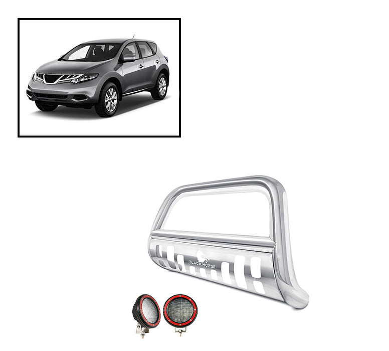 Black Horse Off Road CBS-NIA1502SP-PLFR Stainless Steel Stainless Steel Skid Plate - Truck Part Superstore
