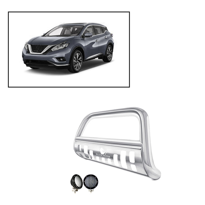 Black Horse Off Road CBS-NIA1602SP-PLFB Stainless Steel Stainless Steel Skid Plate - Truck Part Superstore