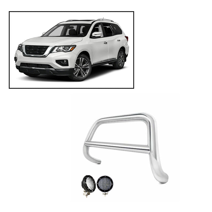 Black Horse Off Road CBS-NIA1802-PLFB Stainless Steel Stainless Steel No skid plate - Truck Part Superstore