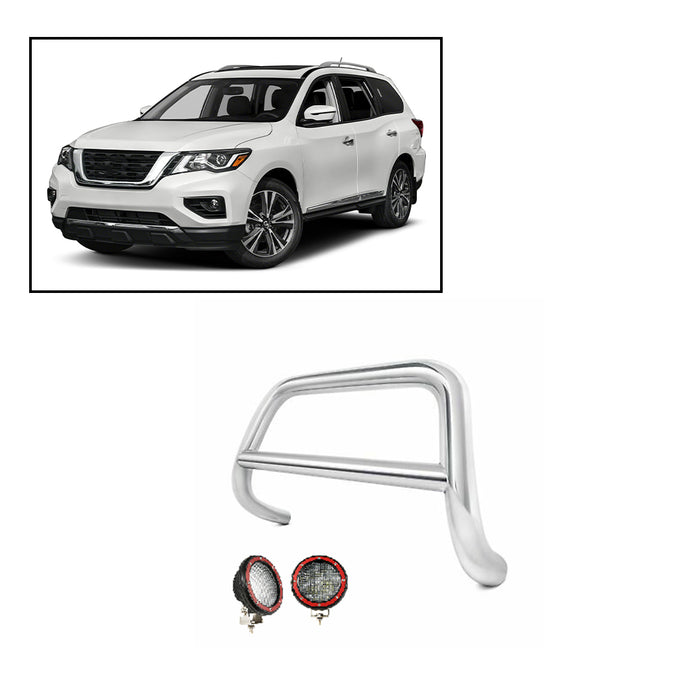 Black Horse Off Road CBS-NIA1802-PLFR Stainless Steel Stainless Steel No skid plate - Truck Part Superstore