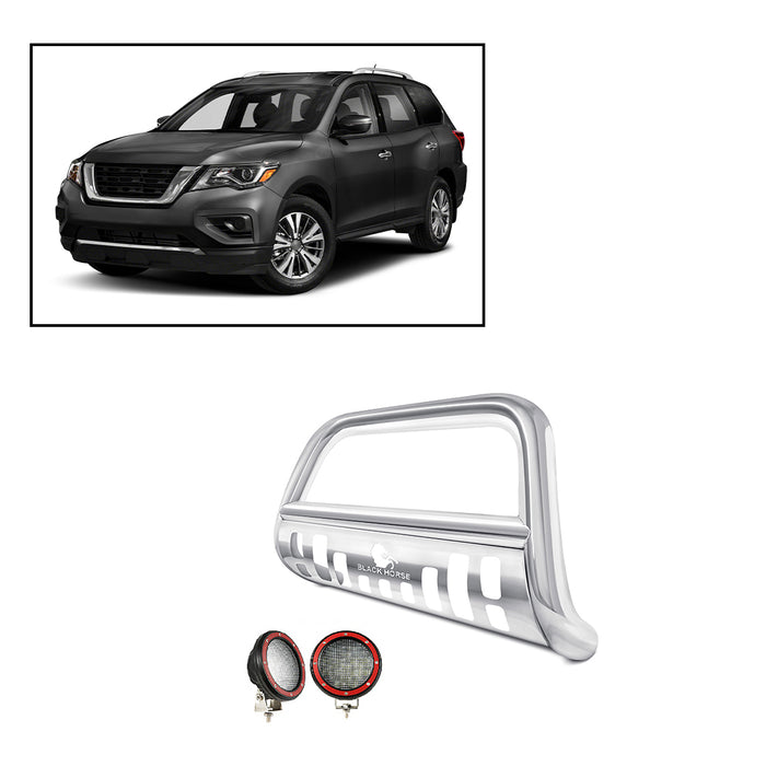 Black Horse Off Road CBS-NIA1802SP-PLFR Stainless Steel Stainless Steel Skid Plate - Truck Part Superstore