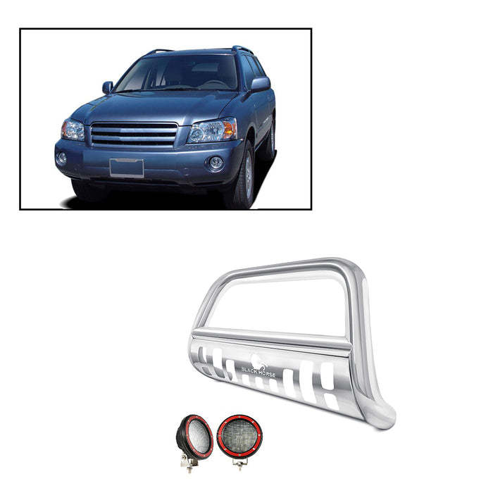 Black Horse Off Road CBS-TYF5007SP-PLFR Stainless Steel Stainless Steel Skid Plate - Truck Part Superstore