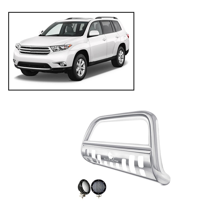 Black Horse Off Road CBS-TYF5207SP-PLFB Stainless Steel Stainless Steel Skid Plate - Truck Part Superstore