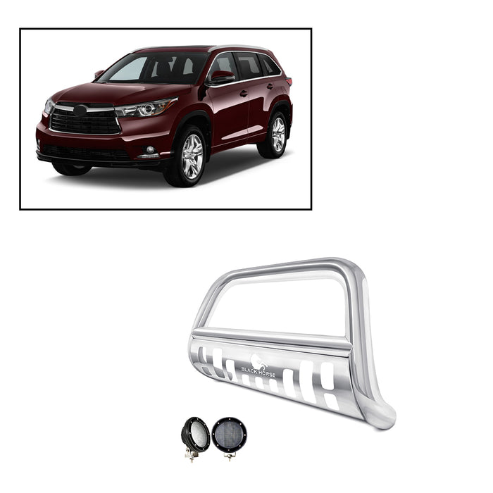 Black Horse Off Road CBS-TYF5307SP-PLFB Stainless Steel Stainless Steel Skid Plate - Truck Part Superstore