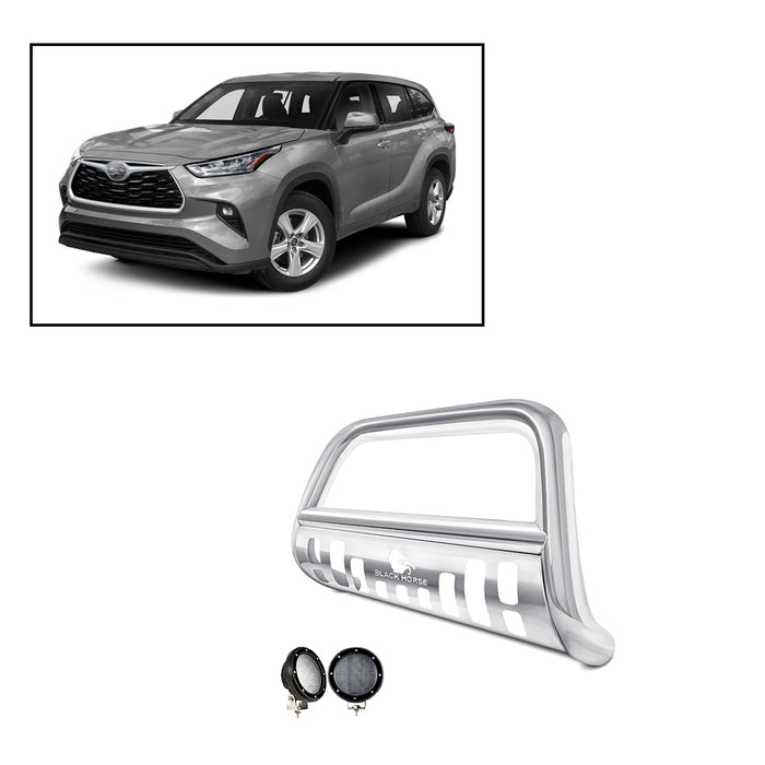 Black Horse Off Road CBS-TYF5407SP-PLFB Stainless Steel Stainless Steel Skid Plate - Truck Part Superstore