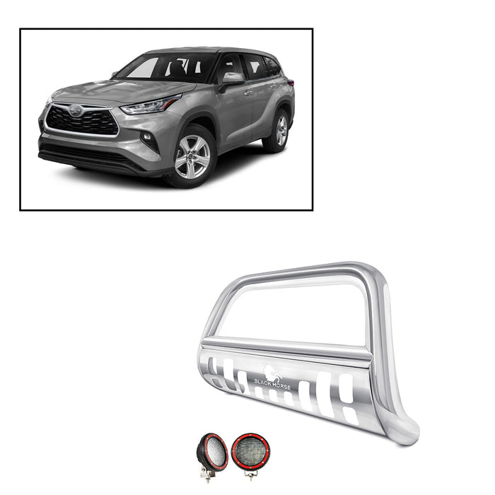 Black Horse Off Road CBS-TYF5407SP-PLFR Stainless Steel Stainless Steel Skid Plate - Truck Part Superstore