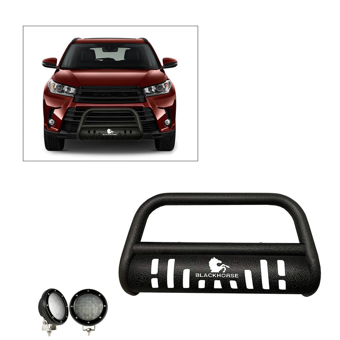 Black Horse Off Road CBT-F537SP-PLFB Textured Black Steel - Truck Part Superstore