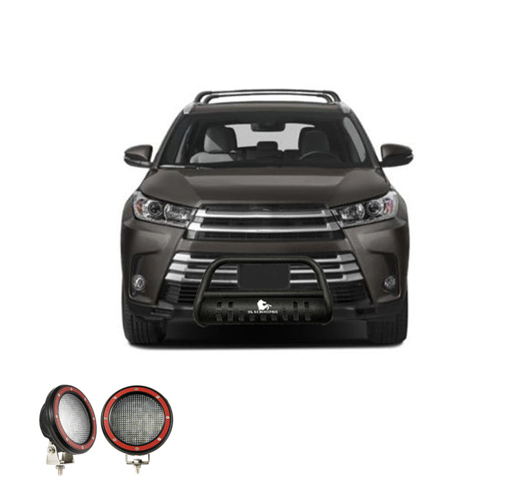 Black Horse Off Road CBT-F537SP-PLFR Textured Black Steel - Truck Part Superstore