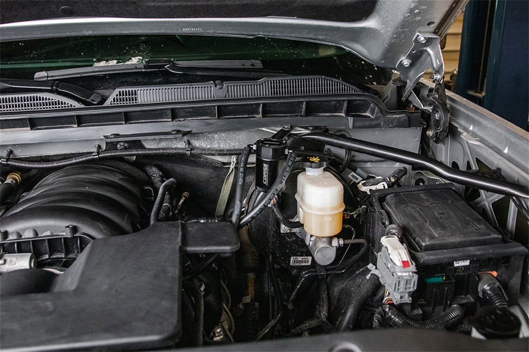 Corsa Performance CC0001 CORSA Performance 3 oz. aluminum oil catch can with mounting bracket - Truck Part Superstore