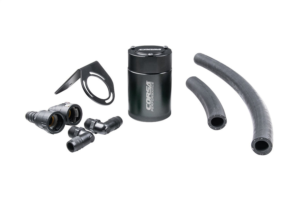 Corsa Performance CC0003 CORSA Performance 3 oz. aluminum oil catch can with mounting bracket - Truck Part Superstore