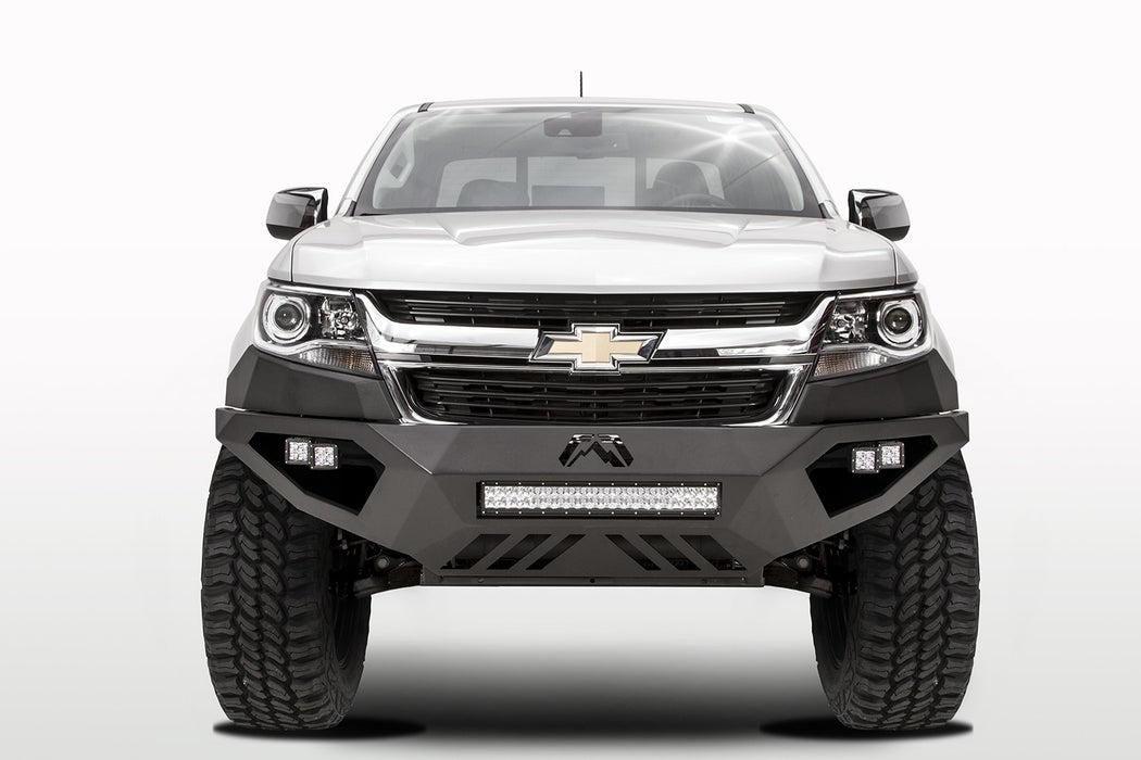 Fab Fours CC15-D3351-1 Vengeance Front Bumper; 2 Stage Black Powder Coated; No Guard; - Truck Part Superstore