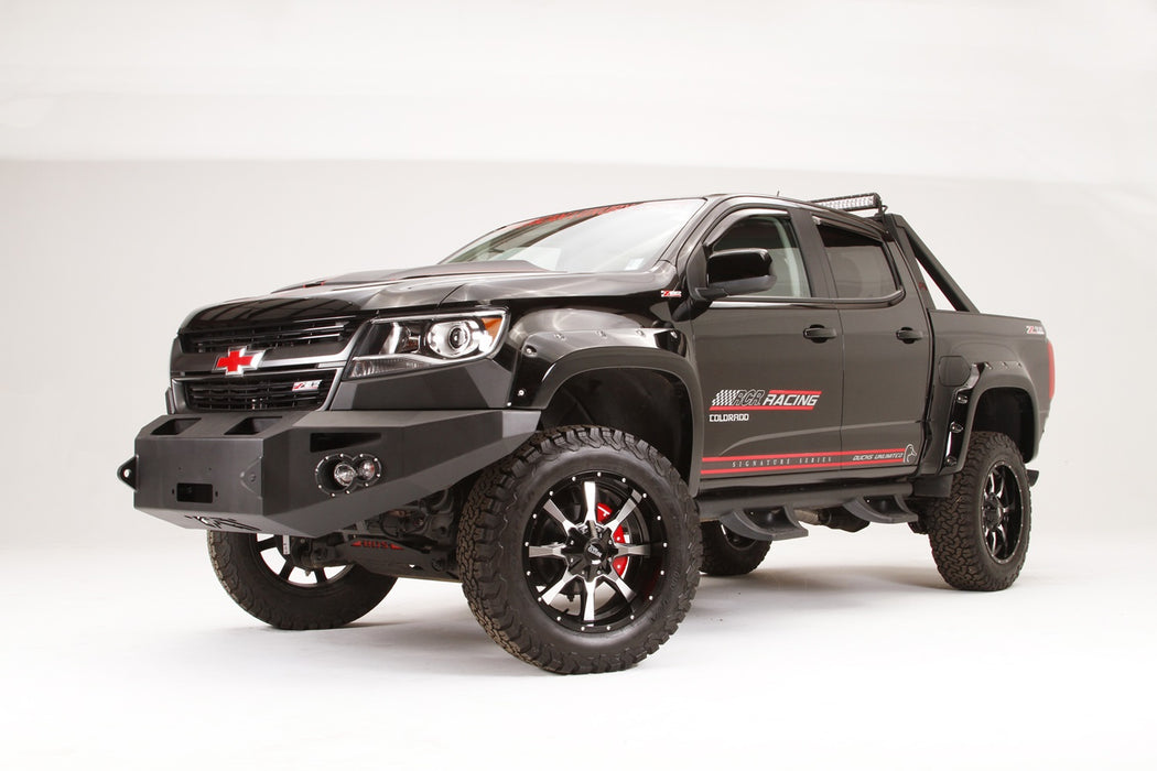 Fab Fours CC15-H3351-B Premium Winch Front Bumper; Uncoated/Paintable; w/No Guard; [AWSL]; - Truck Part Superstore