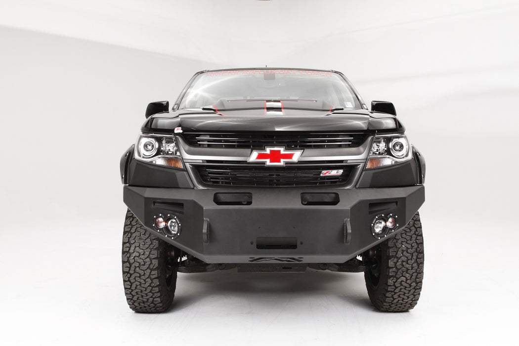 Fab Fours CC15-H3351-B Premium Winch Front Bumper; Uncoated/Paintable; w/No Guard; [AWSL]; - Truck Part Superstore