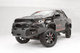 Fab Fours CC15-H3352-1 Premium Winch Front Bumper; 2 Stage Black Powder Coated; w/Pre Runner Guard; - Truck Part Superstore