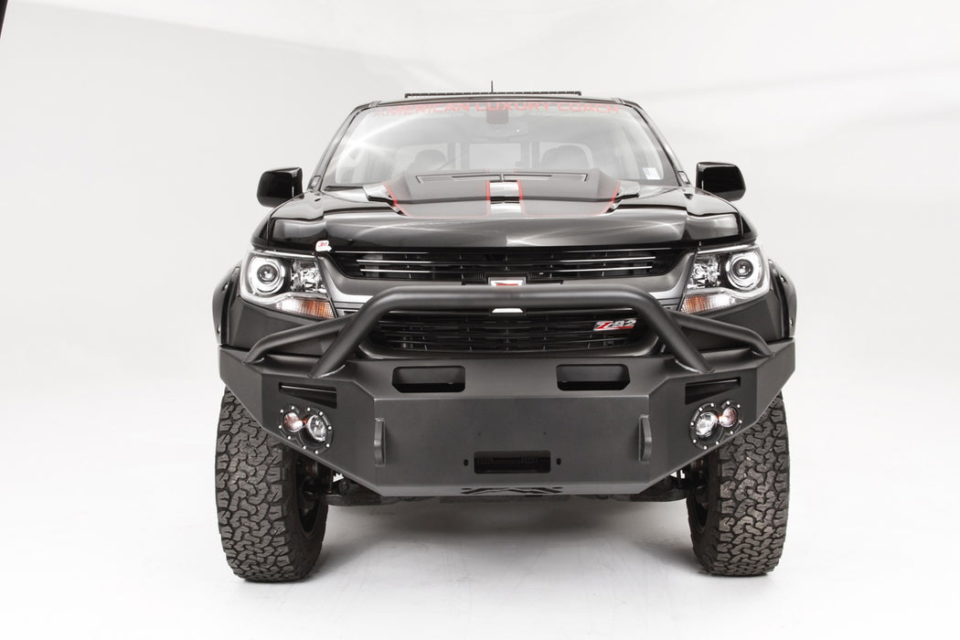 Fab Fours CC15-H3352-B Premium Winch Front Bumper; Uncoated/Paintable; w/Pre Runner Guard; [AWSL]; - Truck Part Superstore
