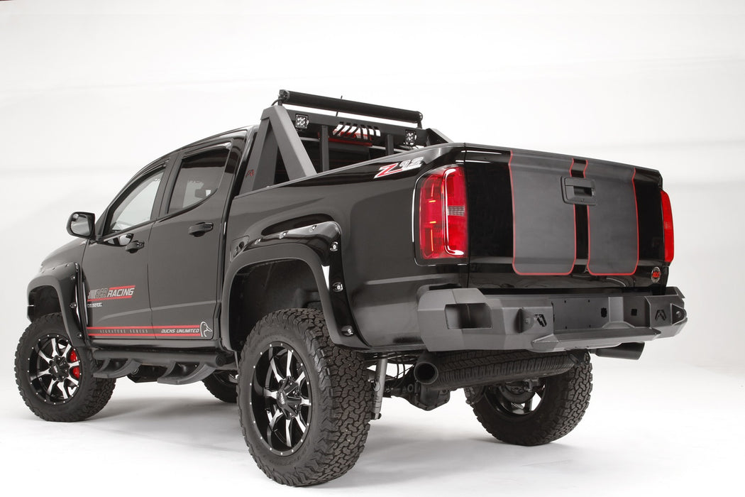 Fab Fours CC15-W3350-B Premium Rear Bumper; Uncoated/Paintable; [AWSL]; - Truck Part Superstore