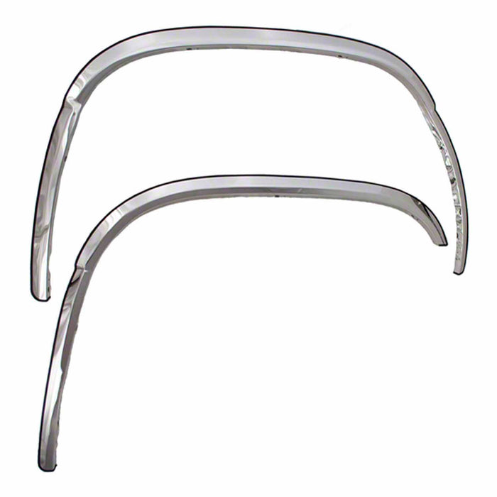 Coast To Coast CCIFTC134 Full Wheel Well Polished Stainless Steel 1.5 Inch Width With Trim For 4 Fenders - Truck Part Superstore