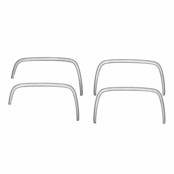 Coast To Coast CCIFTC163 Short Wheel Well Polished Stainless Steel 1.5 Inch Width With Trim For 4 Fenders - Truck Part Superstore