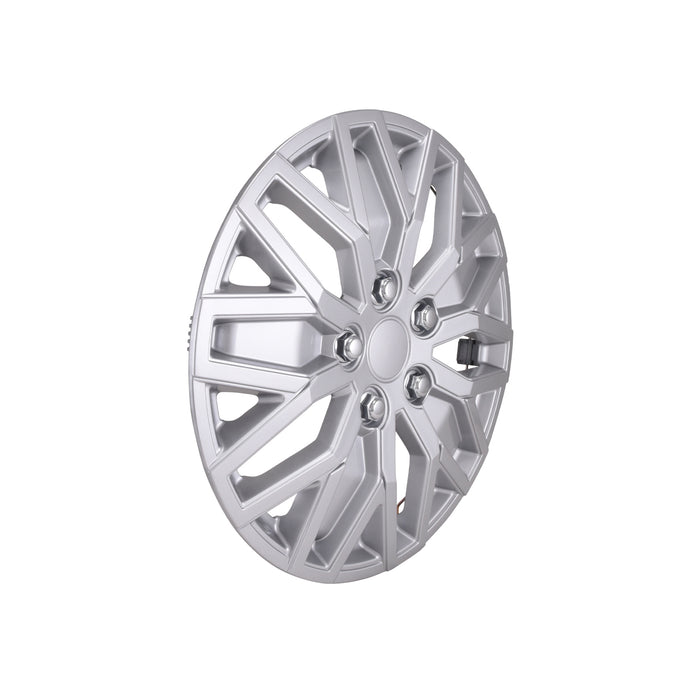 Coast To Coast 105115S 15 Inch; 10 U Spoke; Painted; Silver; ABS Plastic; Set Of 4; Fits Over OEM Wheel - Truck Part Superstore