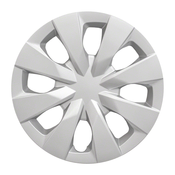 Coast To Coast IWC52715S 15 Inch; Eight Spoke; Painted Silver; ABS Plastic; Set Of 4 - Truck Part Superstore