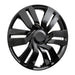 Coast To Coast IWC53415BLK 15 Inch; 6 Double Spoke; Gloss Black; Plastic; Set Of 4 - Truck Part Superstore