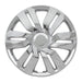 Coast To Coast IWC53415S 15 Inch; 6 Double Spoke; Silver Color; Plastic; Set of 4 - Truck Part Superstore