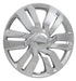 Coast To Coast IWC53415S 15 Inch; 6 Double Spoke; Silver Color; Plastic; Set of 4 - Truck Part Superstore