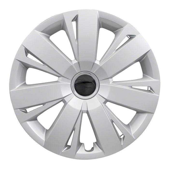 Coast To Coast IWC53716S 16 Inch; 7 Spoke; Silver Color; Plastic; Set of 4 - Truck Part Superstore