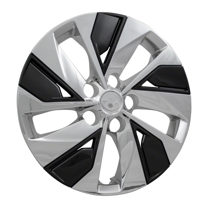 Coast To Coast IWC53816CB 16 Inch; 5 Split Spoke; Chrome Plated/ Black; Plastic; Set Of 4 - Truck Part Superstore