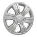 Coast To Coast IWC54016S 16 Inch; 6 Spoke; Painted; Silver; ABS Plastic; Set Of 4 - Truck Part Superstore