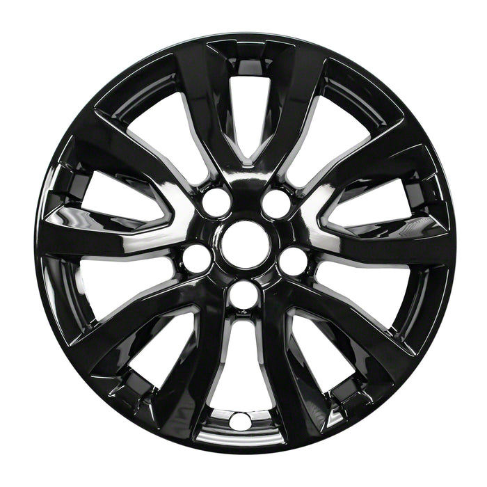 Coast To Coast IWCIMP433BLK 17 Inch; 5 V Spoke; Gloss Black; Plastic; Set Of 4 - Truck Part Superstore