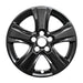 Coast To Coast IWCIMP434BLK 17 Inch; 5 V Spoke; Gloss Black; Plastic; Set Of 4 - Truck Part Superstore