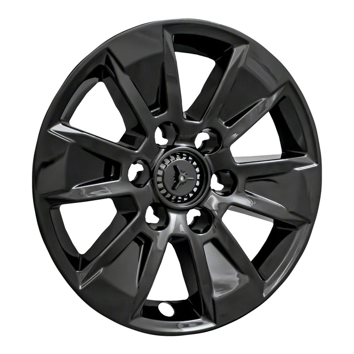 Coast To Coast IWCIMP436BLK 17 Inch; 6 Spoke; Gloss Black; Plastic; Set Of 4; For Alloy Wheels - Truck Part Superstore