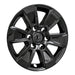 Coast To Coast IWCIMP436BLK 17 Inch; 6 Spoke; Gloss Black; Plastic; Set Of 4; For Alloy Wheels - Truck Part Superstore