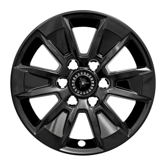 Coast To Coast IWCIMP436BLK 17 Inch; 6 Spoke; Gloss Black; Plastic; Set Of 4; For Alloy Wheels - Truck Part Superstore