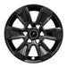 Coast To Coast IWCIMP436BLK 17 Inch; 6 Spoke; Gloss Black; Plastic; Set Of 4; For Alloy Wheels - Truck Part Superstore