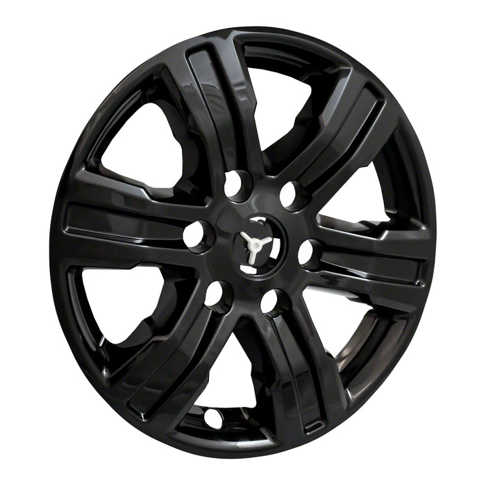 Coast To Coast IWCIMP439BLK 17 Inch; 6 Spoke; Gloss Black; Plastic; Set Of 4 - Truck Part Superstore