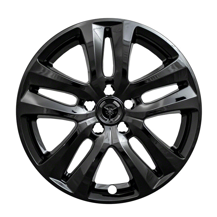 Coast To Coast IWCIMP441BLK 18 Inch; Five V-Style Spoke; Painted Black; ABS Plastic; Set Of 4 - Truck Part Superstore