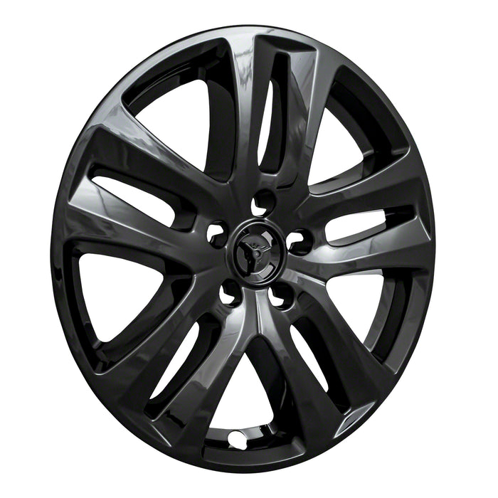 Coast To Coast IWCIMP441BLK 18 Inch; Five V-Style Spoke; Painted Black; ABS Plastic; Set Of 4 - Truck Part Superstore