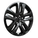 Coast To Coast IWCIMP441BLK 18 Inch; Five V-Style Spoke; Painted Black; ABS Plastic; Set Of 4 - Truck Part Superstore