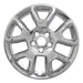 Coast To Coast IWCIMP443X 17 Inch; Five V-Style Spoke; Painted Chrome; ABS Plastic; Set Of 4 - Truck Part Superstore