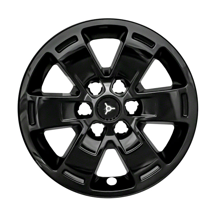 Coast To Coast IWCIMP444BLK 16 Inch; Five V-Style Spoke; Painted Black; ABS Plastic; Set Of 4 - Truck Part Superstore