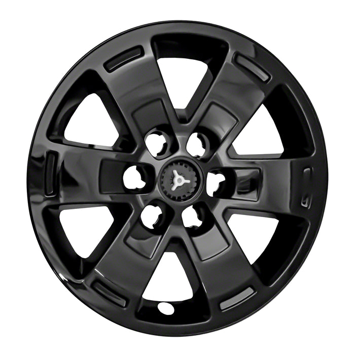 Coast To Coast IWCIMP444BLK 16 Inch; Five V-Style Spoke; Painted Black; ABS Plastic; Set Of 4 - Truck Part Superstore