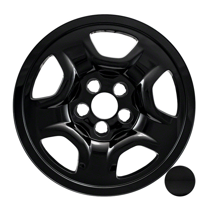 Coast To Coast IWCIMP97BLK 16 Inch; 5 Spoke; Gloss Black; Plastic; Set Of 4 - Truck Part Superstore