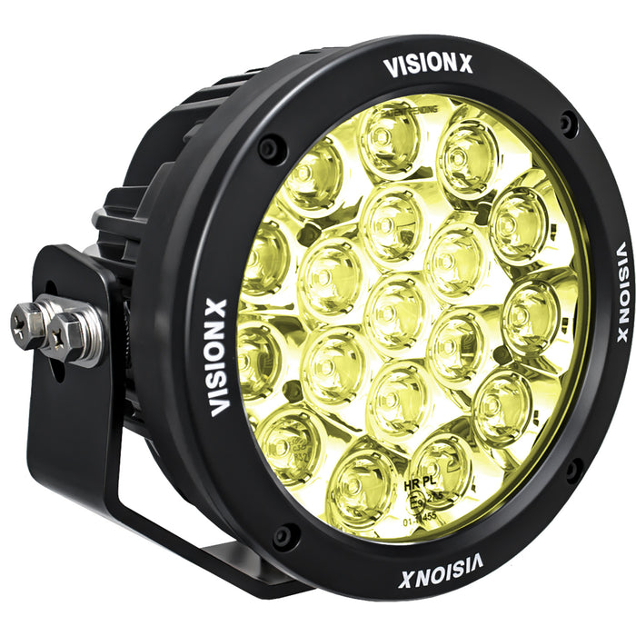 Vision X Lighting 9946696 SINGLE 6.7" 18 LED CANNON CG2 LIGHT INCLUDING PIG TAIL USING DTP CONNECTORS - Truck Part Superstore