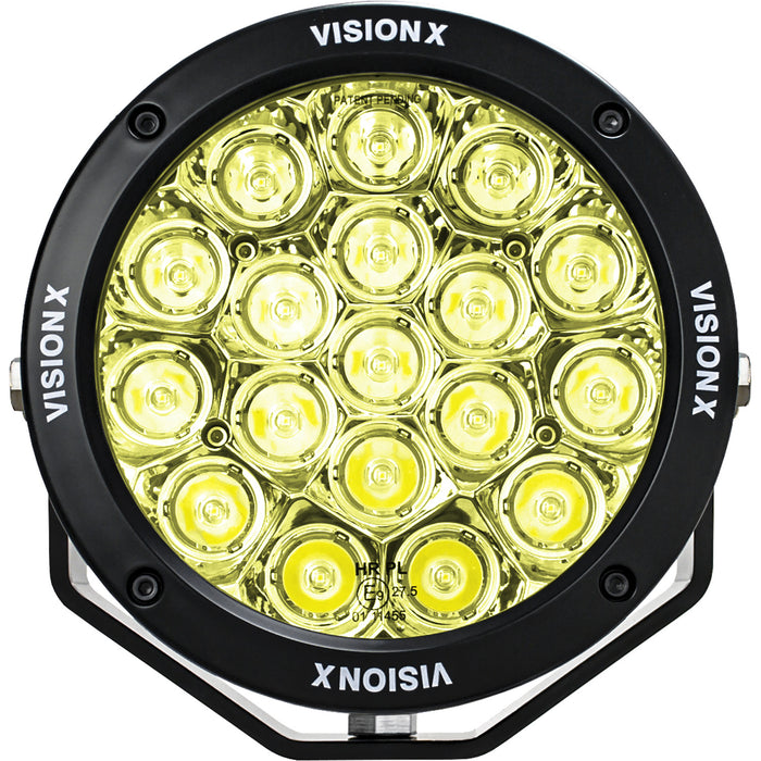Vision X Lighting 9946696 SINGLE 6.7" 18 LED CANNON CG2 LIGHT INCLUDING PIG TAIL USING DTP CONNECTORS - Truck Part Superstore