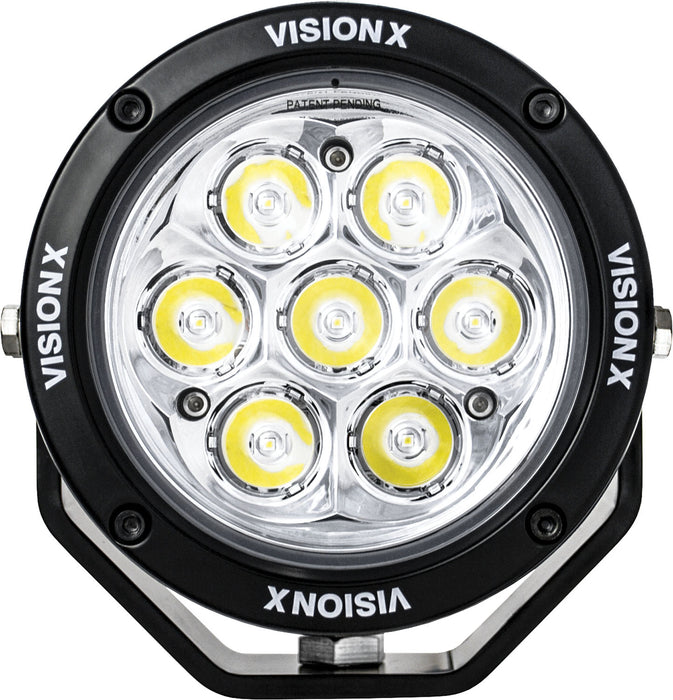 Vision X Lighting 9907437 Pair Of 4.7" 7 LED Cg2 Light Cannons Including Harness Using Dt Connectors - Truck Part Superstore