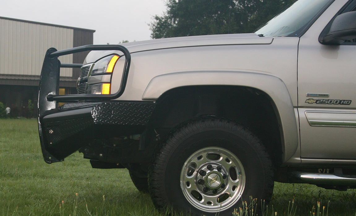 Fab Fours CH05-S1360-1 Black Steel Front Ranch Bumper - Truck Part Superstore
