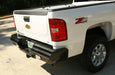 Fab Fours CH08-T1450-1 Black Steel Ranch Rear Bumper; 2 Stage Black Powder Coated; - Truck Part Superstore